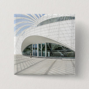 Chapa Cuadrada Edificio blanco futurista moderno