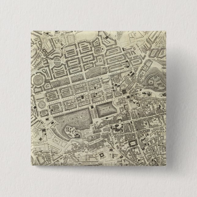 Chapa Cuadrada Edimburgo, Escocia (Anverso)