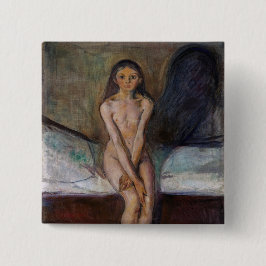 Chapa Cuadrada Edvard Munch - Pubertad