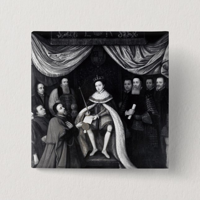 Chapa Cuadrada Edward VI (Anverso)