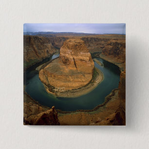 Chapa Cuadrada EE. UU., Arizona. Horseshoe Bend mostrando erosión