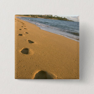 Chapa Cuadrada EE. UU., Hawái, Kauai, Kapa'a, frente a la playa.