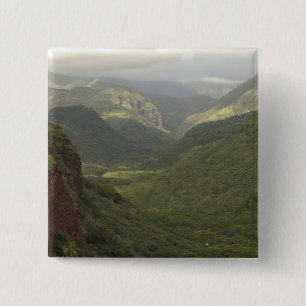 Chapa Cuadrada EE. UU., Hawái, Kauai, mirador del cañón. (RF)