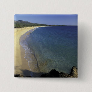 Chapa Cuadrada EE. UU., Hawái, Maui, Maui, Makena Beach,