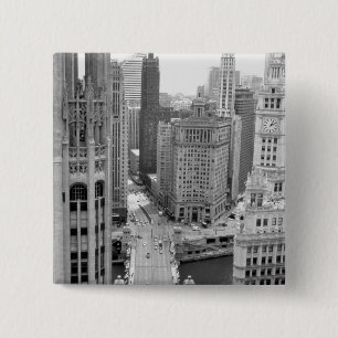 Chapa Cuadrada EE.UU., IL, Chicago, Loop from Hotel