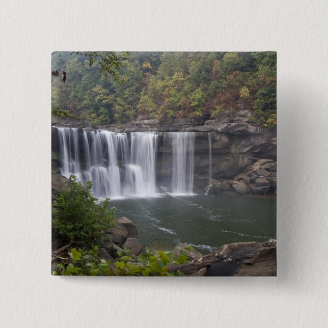 Chapa Cuadrada EE. UU. - Kentucky. Cumberland Falls en el (Anverso)