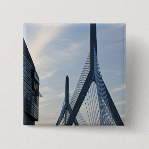 Chapa Cuadrada EE. UU., Massachusetts, Boston. El puente Zakim.