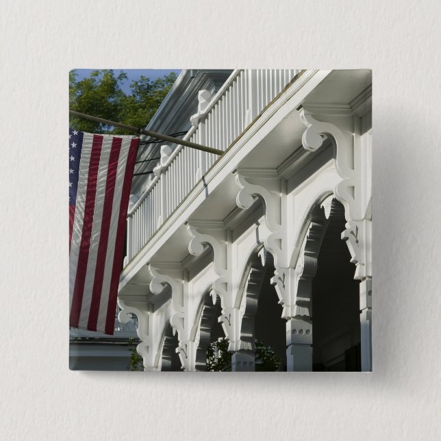 Chapa Cuadrada EE. UU., MASSACHUSETTS, Martha's Vineyard: (Anverso)