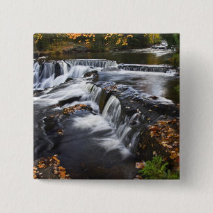 Chapa Cuadrada EE. UU., Michigan, Península Superior. Bond Falls