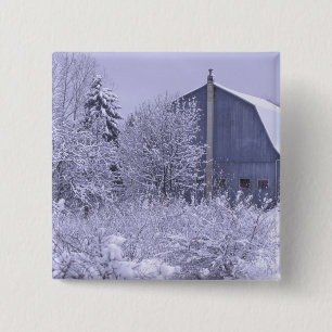 Chapa Cuadrada EE. UU., Michigan, Rochester Hills. Azul nevado
