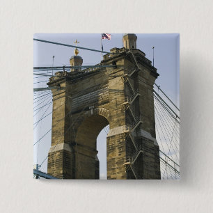 Chapa Cuadrada EE. UU., Ohio, Cincinnati: Suspensión de Roebling