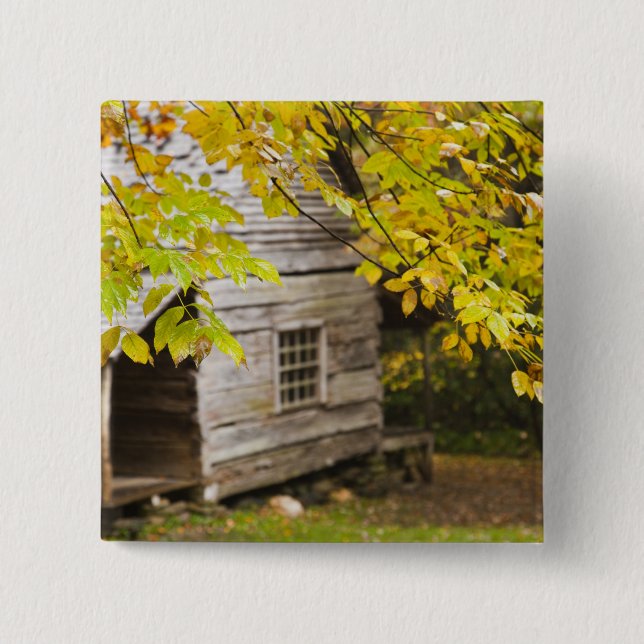 Chapa Cuadrada EE.UU., Tennessee, Gatlinburg. Grandioso humeante (Anverso)