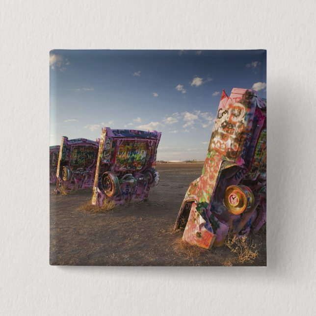 Chapa Cuadrada EE.UU., TEXAS, Área Panhandle, Amarillo: Cadillac  (Anverso)