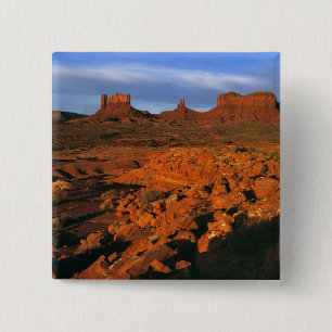 Chapa Cuadrada EE. UU., Utah, Valle de los Monumentos. Luz del at