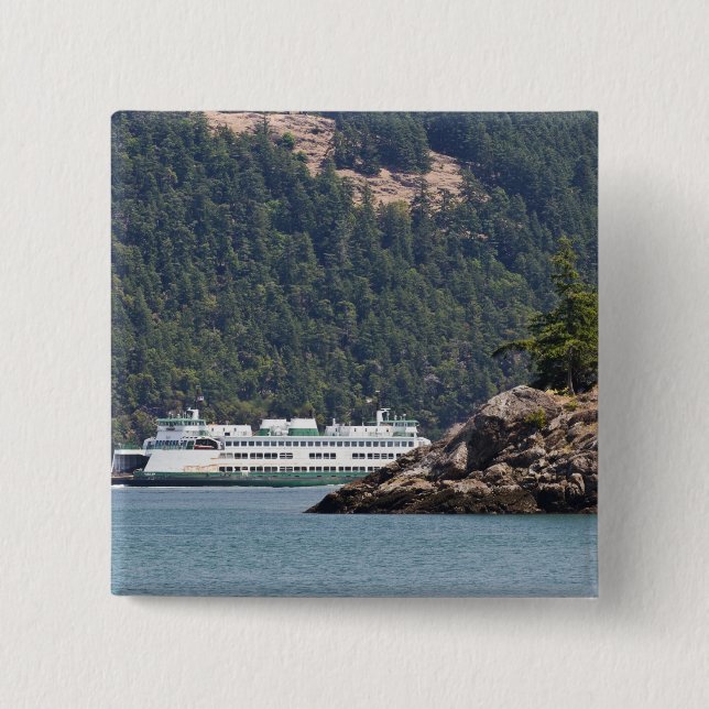 Chapa Cuadrada EE. UU., WA. Washington State Ferries (Anverso)