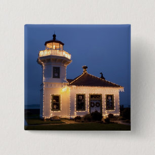 Chapa Cuadrada EE.UU., Washington, Mukilteo. Faro de Mukilteo