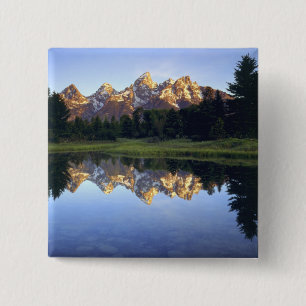 Chapa Cuadrada EE. UU., Wyoming, Parque Nacional Grand Teton. Gra