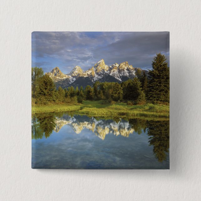 Chapa Cuadrada EE.UU., Wyoming, Parque Nacional Grand Teton. Gran (Anverso)