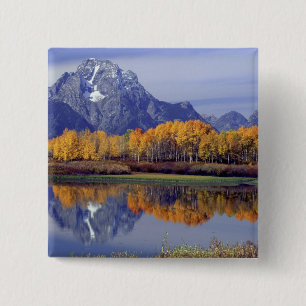 Chapa Cuadrada EE. UU., Wyoming, Parque Nacional Grand Teton. Mon