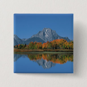 Chapa Cuadrada EE. UU., Wyoming, Parque Nacional Grand Tetons en 