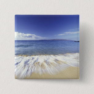 Chapa Cuadrada EEUU, Hawaii, Maui, Surf llegando a Makena