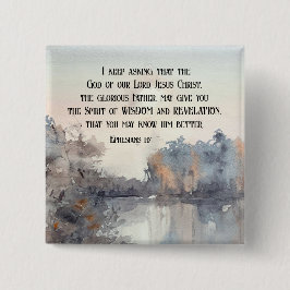 Chapa Cuadrada Efesios 1:17 Espíritu de sabiduría y rebelión