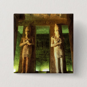 Chapa Cuadrada Egipto, Abu Simbel, Estatua de Ramsés II,