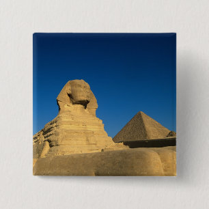 Chapa Cuadrada Egipto, Giza, La Esfinge, Reino Antiguo, Unesco