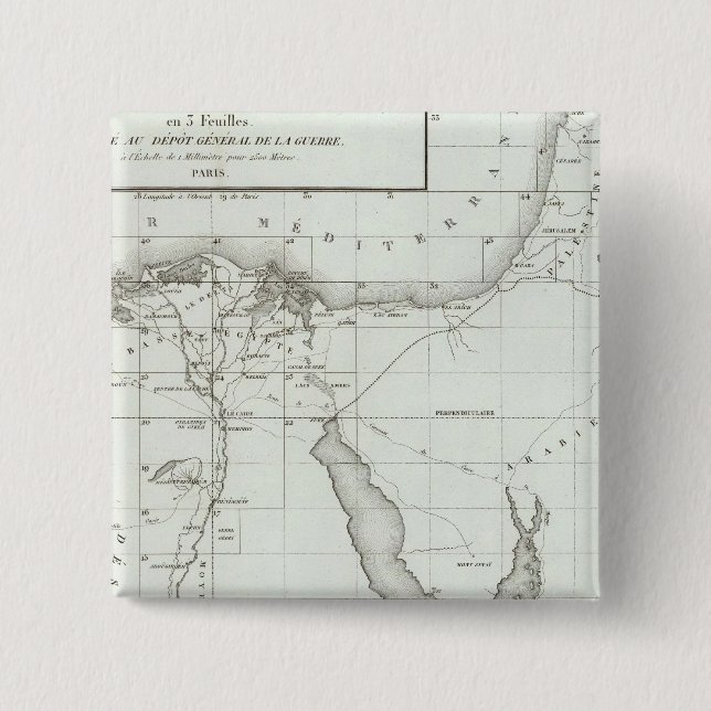 Chapa Cuadrada Egipto y Palestina (Anverso)