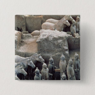 Chapa Cuadrada Ejército de la terracota, dinastía de Qin, 210