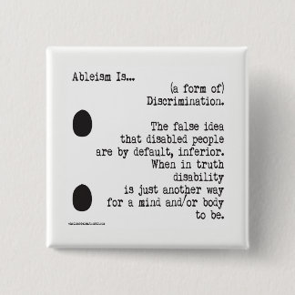 Chapa Cuadrada El Ableism es…