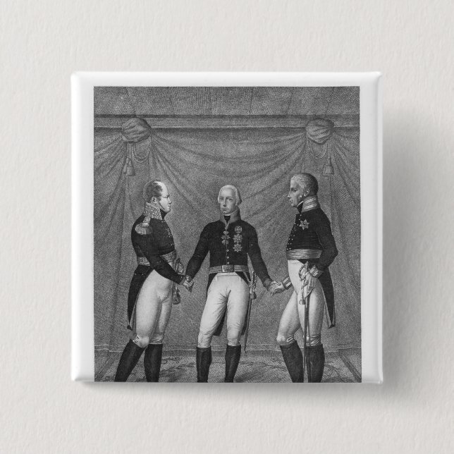 Chapa Cuadrada El acebo Alliance, 1815 (Anverso)