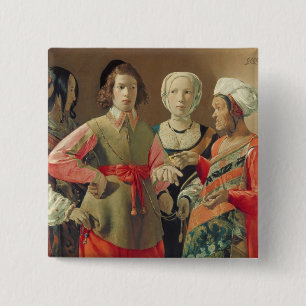 Chapa Cuadrada El adivino, c.1630 (aceite en lona) (véase 19