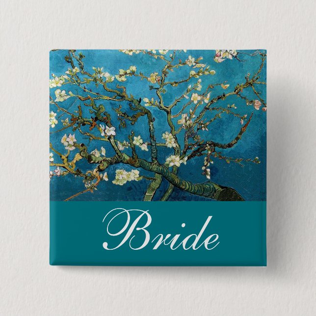 Chapa Cuadrada El almendro de la novia/novio (Anverso)