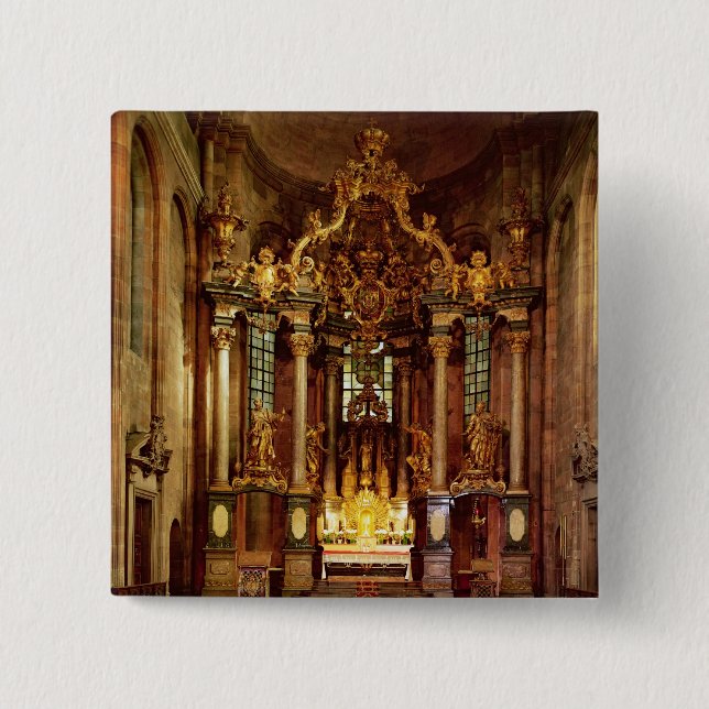 Chapa Cuadrada El alto altar en el coro del este (Anverso)