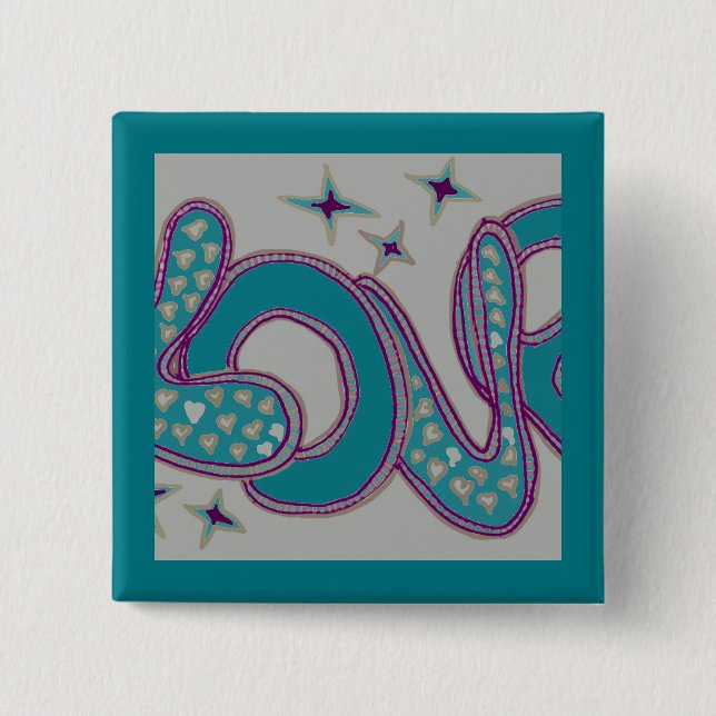 Chapa Cuadrada El amor al estilo de los años 60 (Anverso)