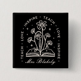 Chapa Cuadrada El amor de enseñanza inspira a los profesores bruj