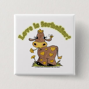 Chapa Cuadrada El amor es para HEIFER