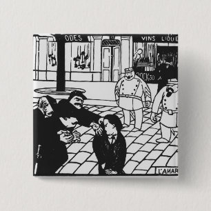 Chapa Cuadrada El anarquista, 1892