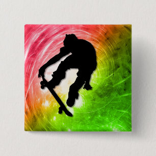 Chapa Cuadrada El andar en monopatín en un ciclón psicodélico