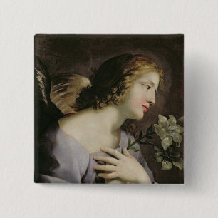 Chapa Cuadrada El ángel del anuncio, c.1650