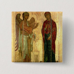 Chapa Cuadrada El anuncio de Ustiug, c.1130-40 (tempera en la