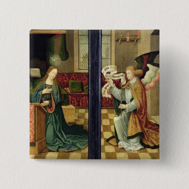 Chapa Cuadrada El anuncio, escuela de Colonia (Anverso)