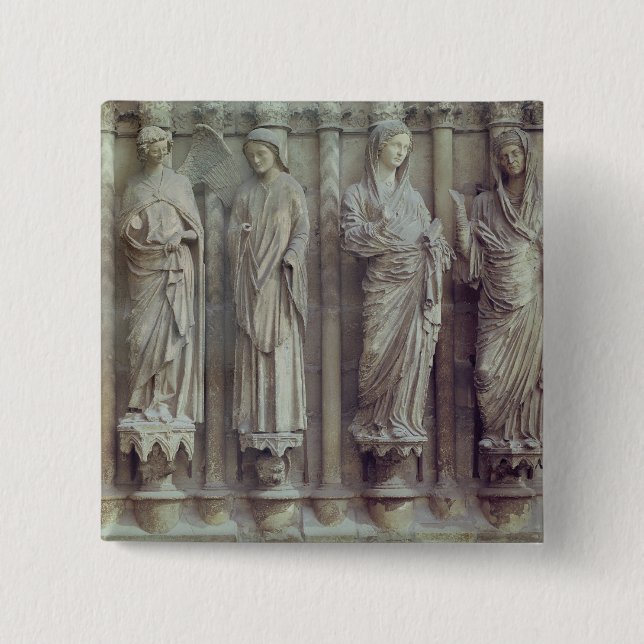 Chapa Cuadrada El anuncio y el Visitation (Anverso)