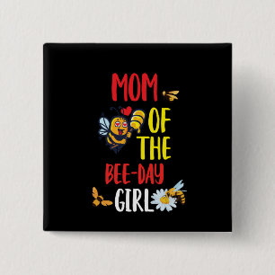 Chapa Cuadrada El apicultor Art Mom Del Chica De Abejas