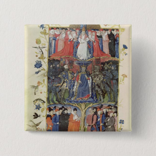 Chapa Cuadrada El árbol de batallas (Anverso)