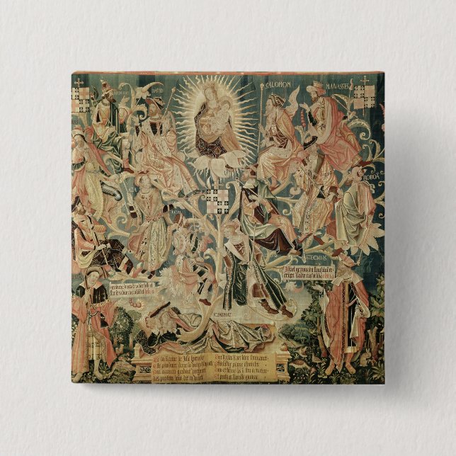 Chapa Cuadrada El árbol de Jesse (Anverso)