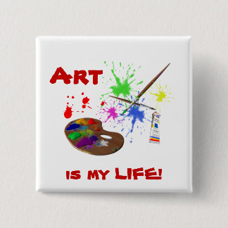 Chapa Cuadrada ¡El arte es mi VIDA! - Paleta del arte