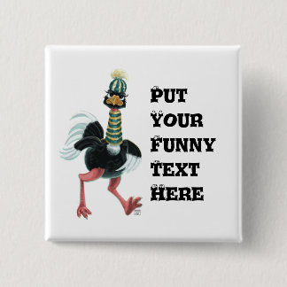 Chapa Cuadrada El avestruz ártico en carrera