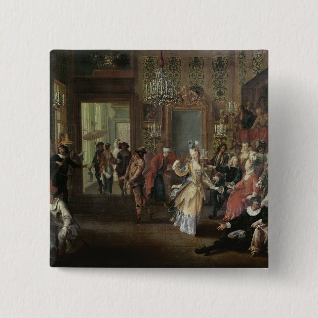 Chapa Cuadrada El baile de disfraces (Anverso)